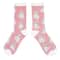 Pink & White Ghost Adult Crew Socks by Celebrate It™